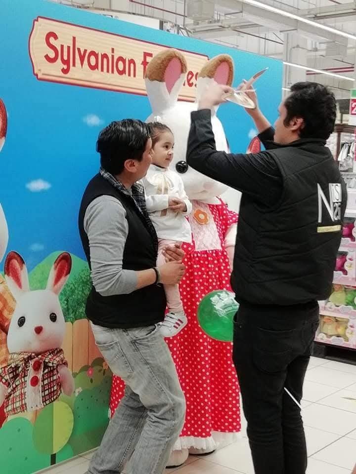 Activación Sylvanian Families con familia