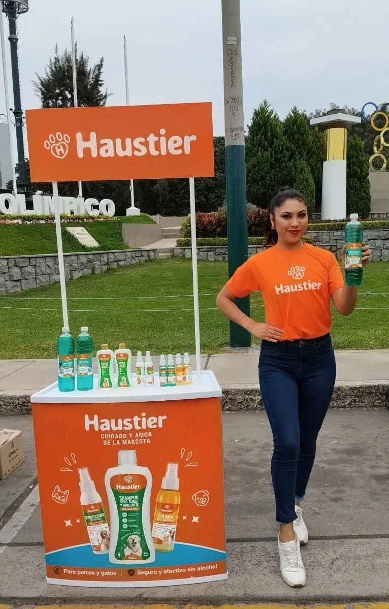 Stand de Haustier en el Estadio Olímpico