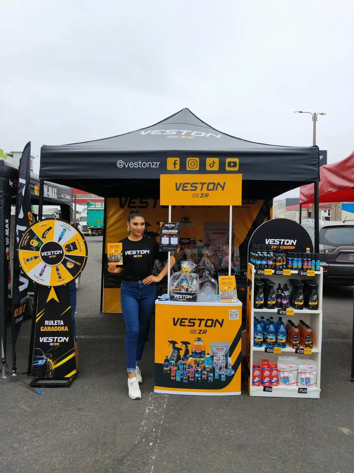 Carpa de activación de Veston ZR al aire libre
